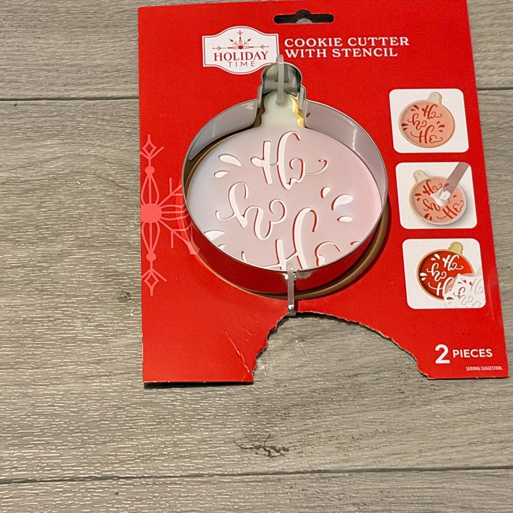 Holiday Time Red Cookie Cutter Set